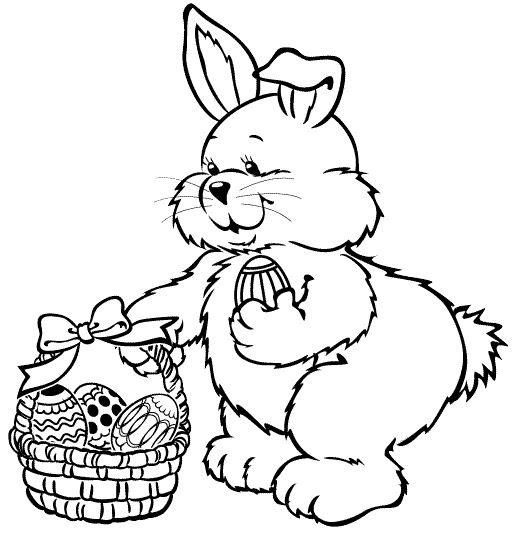 easter bunny basket coloring page easter basket coloring pages best coloring pages for kids easter page basket coloring bunny 
