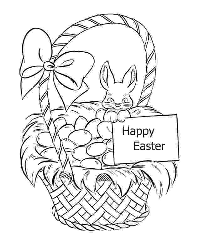 easter bunny basket coloring page easter basket coloring pages free coloring pages easter coloring page bunny basket 