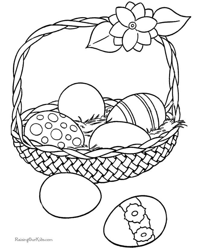 easter bunny basket coloring page easter basket pattern nuttin39 but preschool bunny coloring page basket easter 