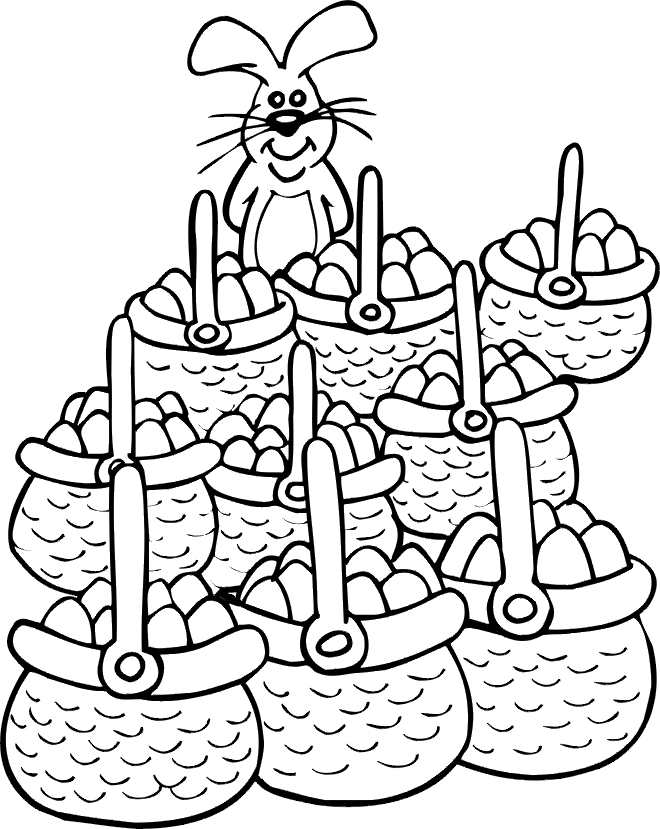 easter bunny basket coloring page easter basket printable coloring pages hd easter images easter coloring page bunny basket 