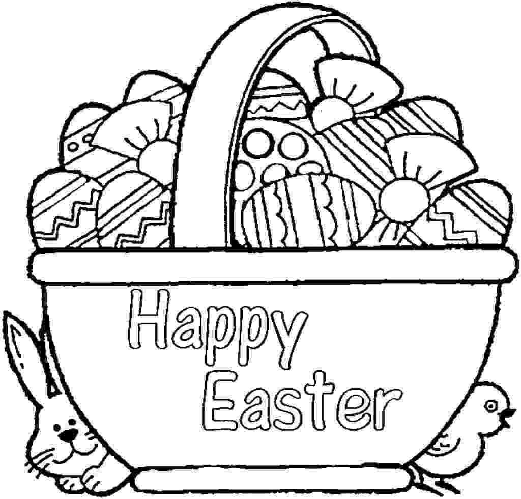 easter bunny basket coloring page free easter basket coloring pages printable easter bunny basket page coloring 
