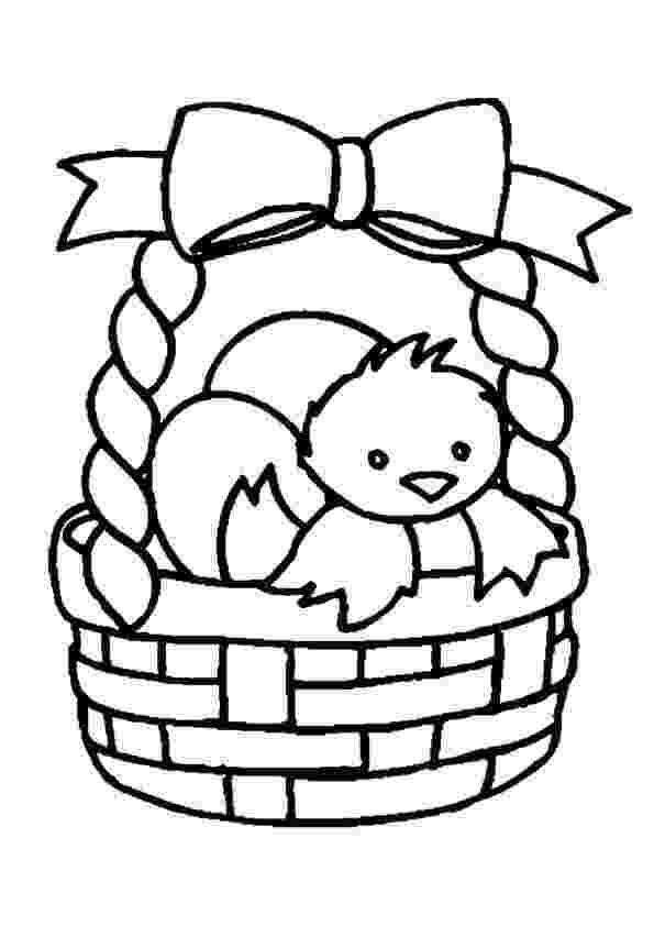 easter bunny basket coloring page free easter coloring pages happiness is homemade coloring easter bunny basket page 