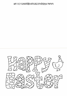 easter cards colouring a happy easter card coloring page free printable colouring cards easter 