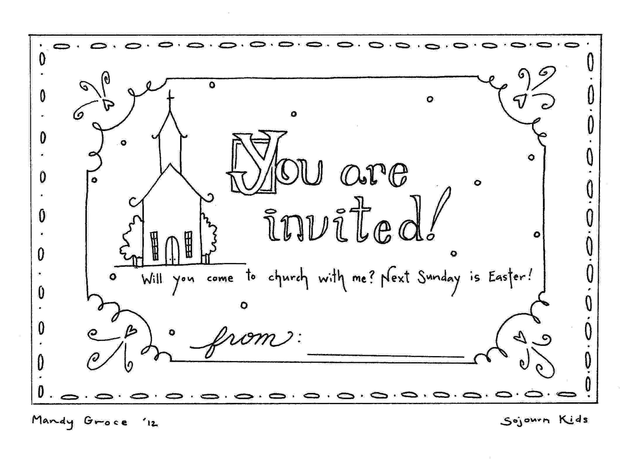 easter coloring pages for childrens church easter sunday invitation coloring pages sunday school church for pages childrens coloring easter 