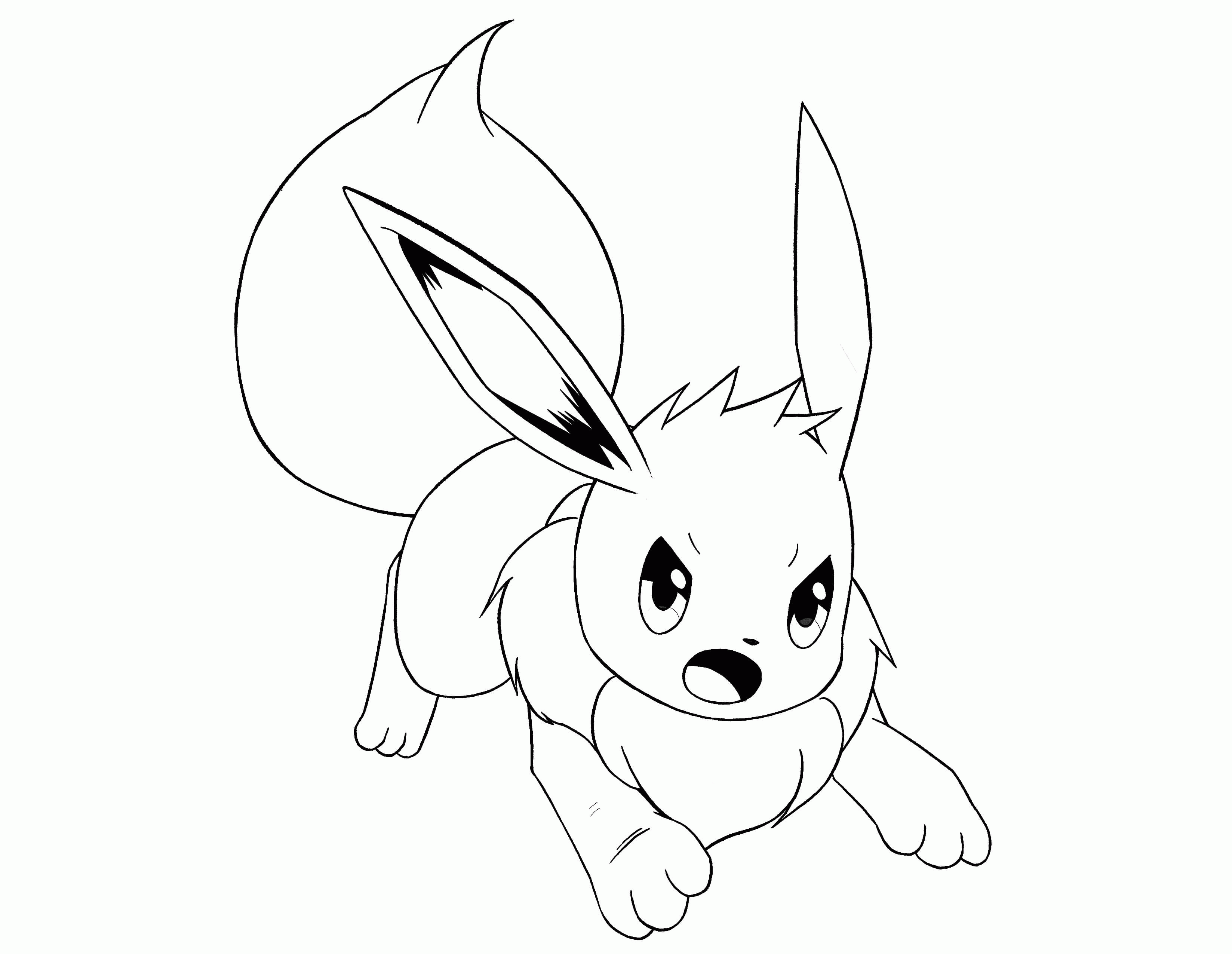 eevee coloring pages pokemon eevee evolutions coloring pages sketch coloring page coloring eevee pages 