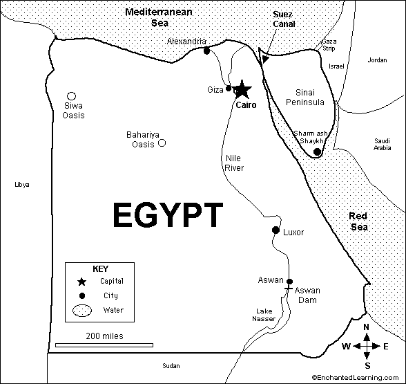 egypt coloring map 3 fun geography facts about egypt egyptabout map coloring egypt 