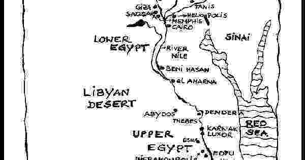egypt coloring map outline map egypt enchantedlearningcom map coloring egypt 