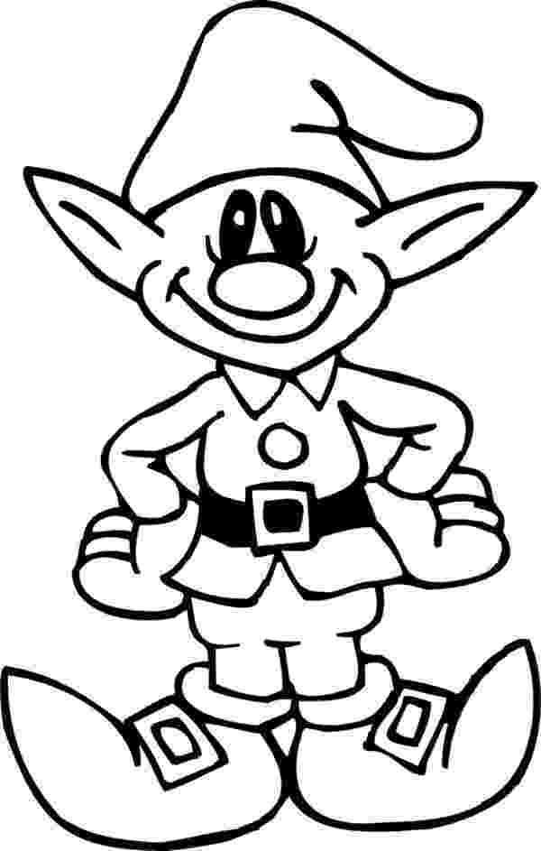 elf pictures to color christmas elf coloring pages coloring home color elf to pictures 