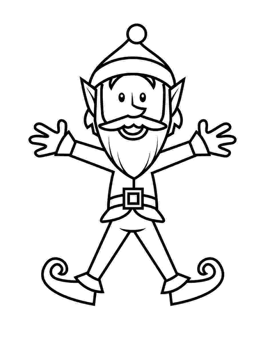 elf pictures to color christmas elf coloring pages elf color to pictures 