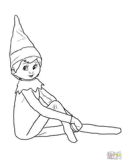 elf pictures to color free printable elf coloring pages for kids cool2bkids pictures to elf color 