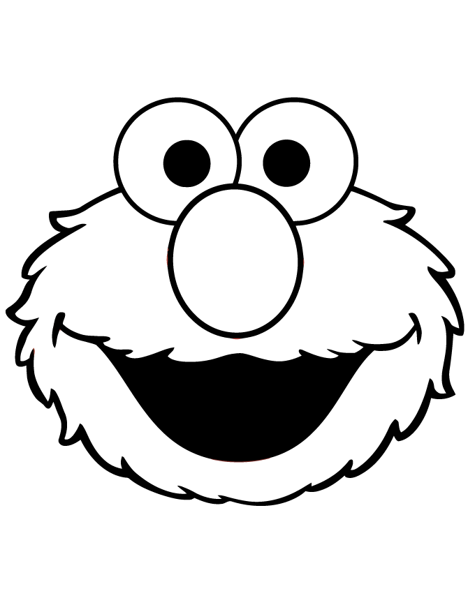 elmo coloring cute elmo face coloring page h m coloring pages coloring elmo 