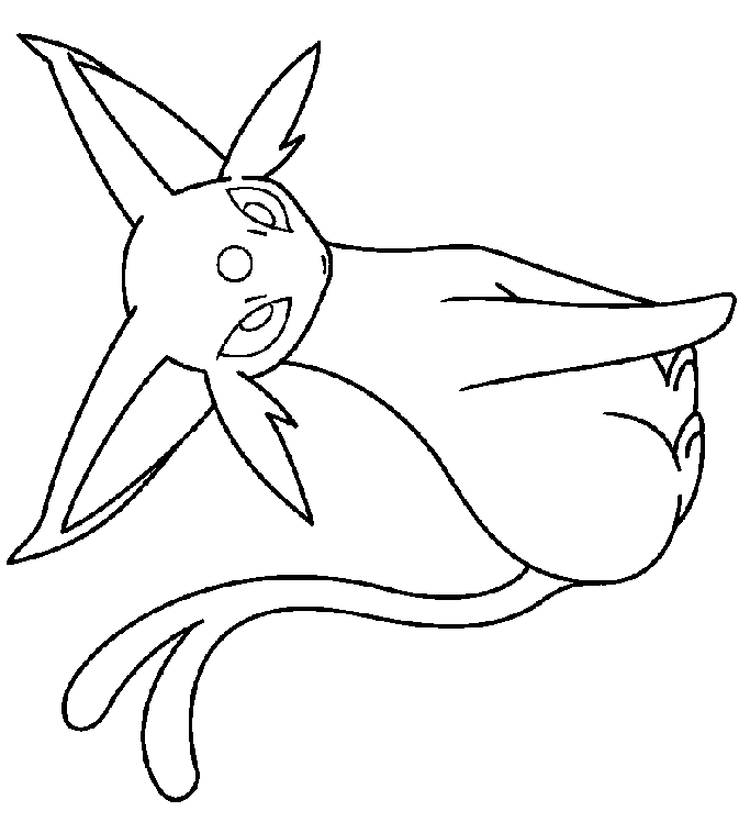espeon coloring pages eevee and espeon colouring pages coloring home coloring pages espeon 