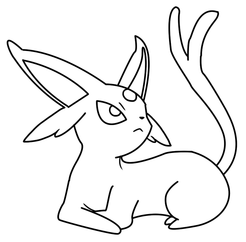 espeon coloring pages espeon and umbreon coloring pages get coloring pages pages coloring espeon 