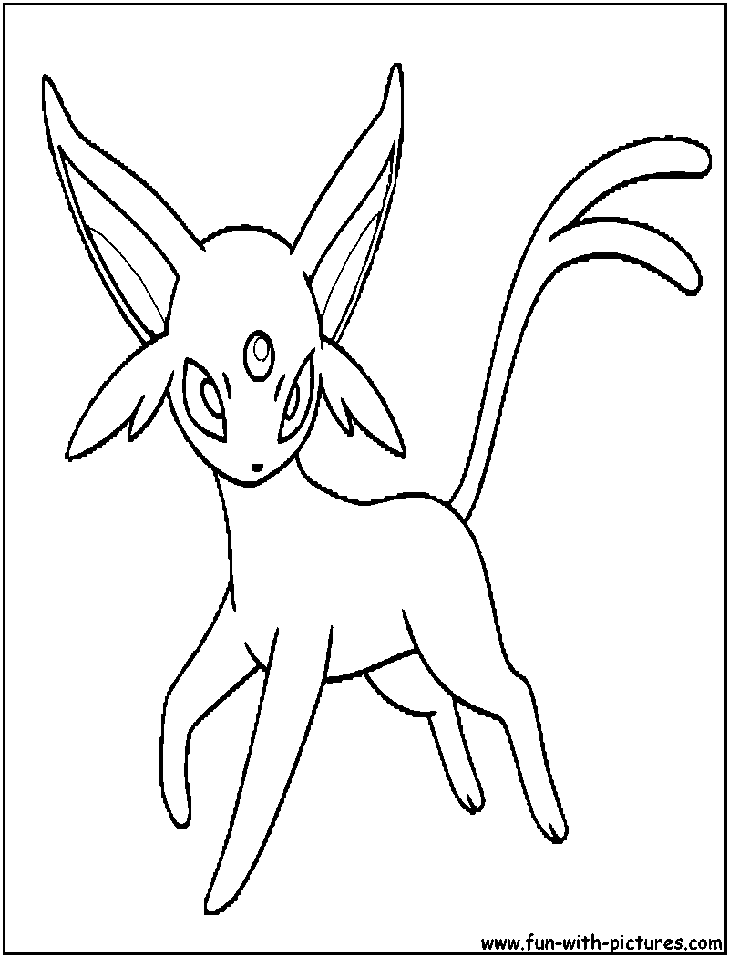 espeon coloring pages espeon coloring page coloring espeon pages 