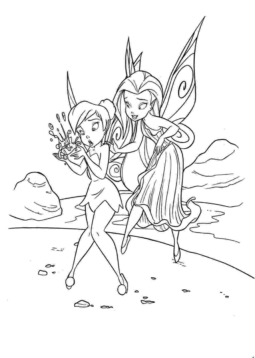 fairy color pages tinkerbell fairies coloring pages pages color fairy 