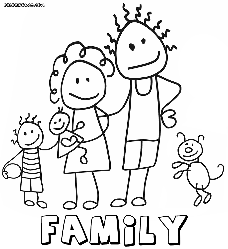 family coloring pages printable family coloring pages coloring pages to download and print coloring family printable pages 