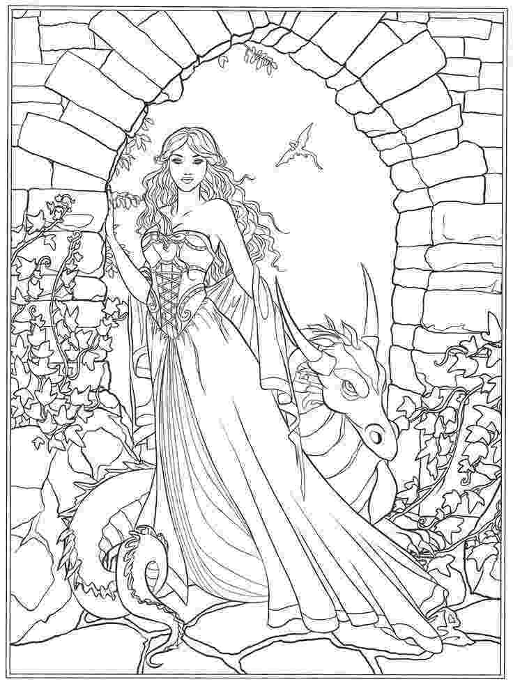 fantasy pictures to colour free printable fantasy coloring pages for kids best fantasy pictures to colour 