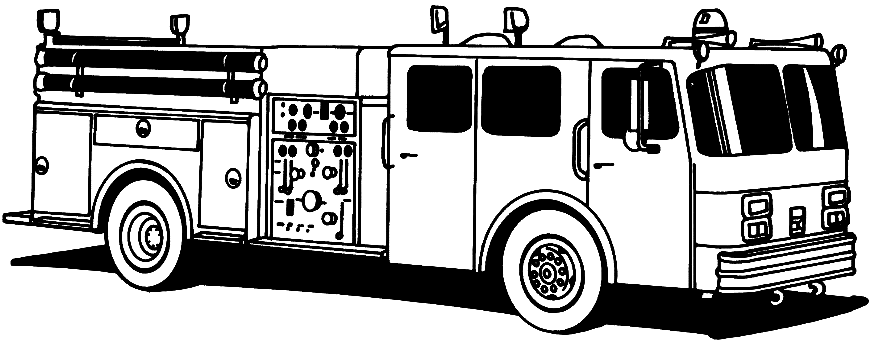 fire engine sketch firetruck 55 transportation printable coloring pages fire sketch engine 