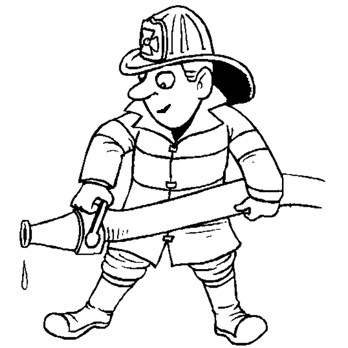 fire fighting coloring pages cartoon firefighter coloring page free printable fire pages coloring fighting 