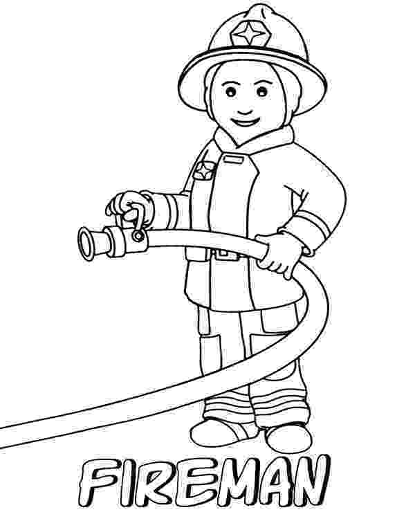 fireman coloring page firefighter coloring pages getcoloringpagescom fireman page coloring 