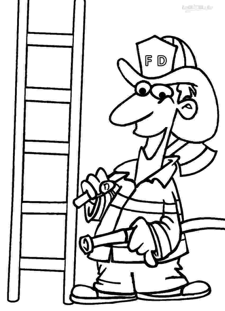 fireman coloring page firefighters coloring pages page fireman coloring 