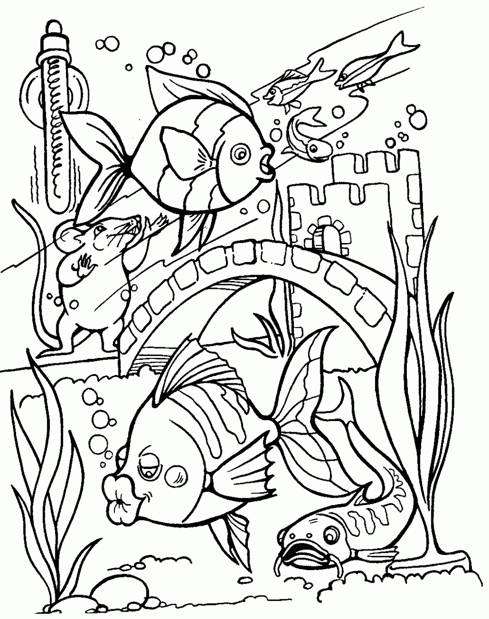 fish coloring pages for adults 18 best images about ocean world on pinterest adult for fish adults coloring pages 