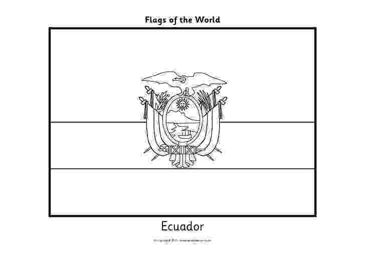 flag of ecuador coloring page ecuador coloring pages for kids page flag ecuador coloring of 