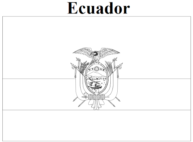 flag of ecuador coloring page ecuador flag coloring page coloring home coloring page flag ecuador of 