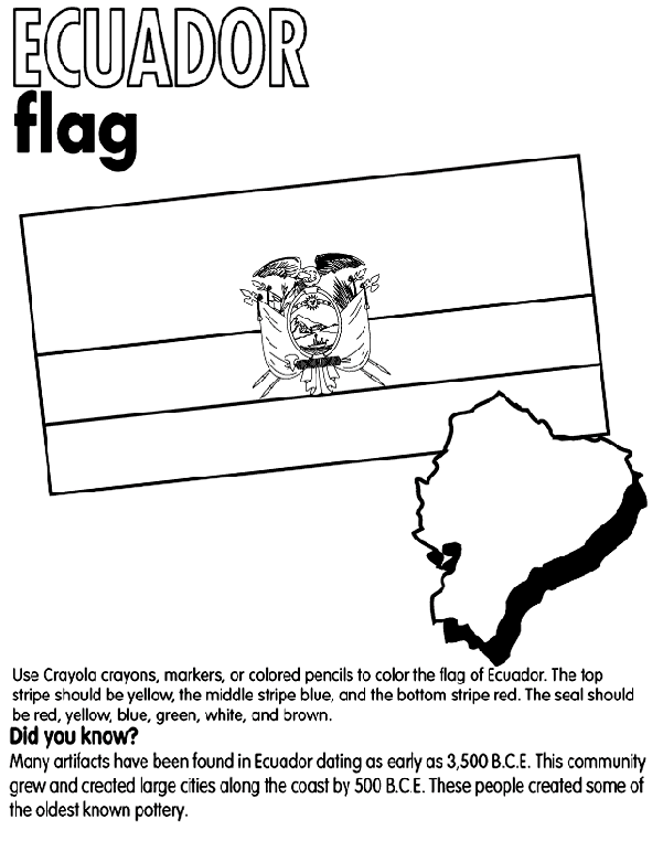 flag of ecuador coloring page the geography blog ecuador flag coloring page of page flag ecuador coloring 