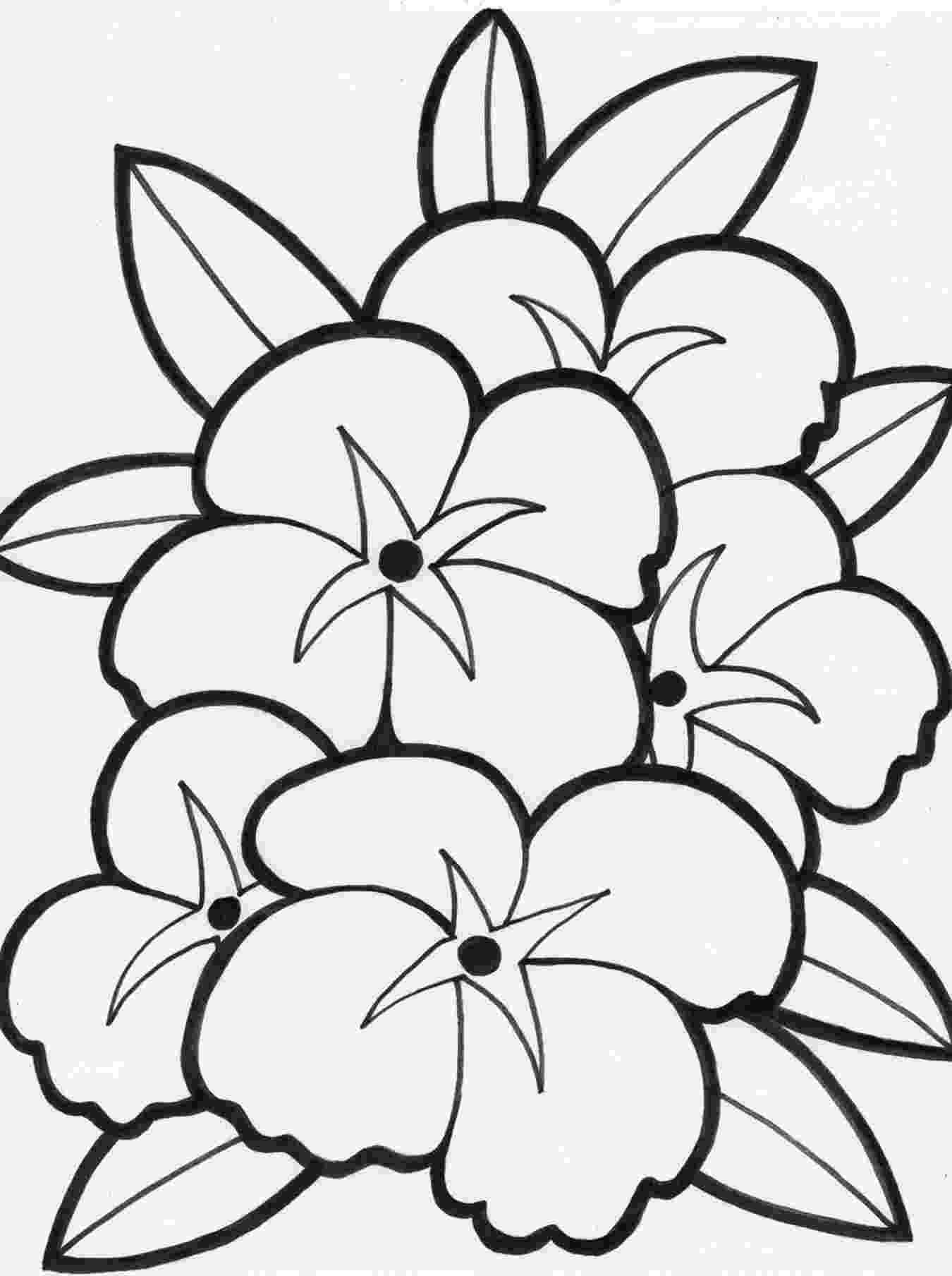 flower coloring pages printables free printable flower coloring pages for kids best printables pages coloring flower 