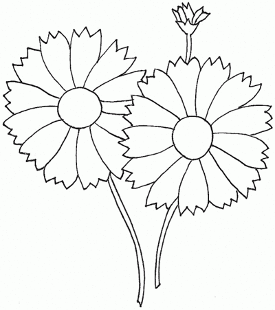 flower templates for coloring free spring clip art flowers butterflies easter more for flower templates coloring 