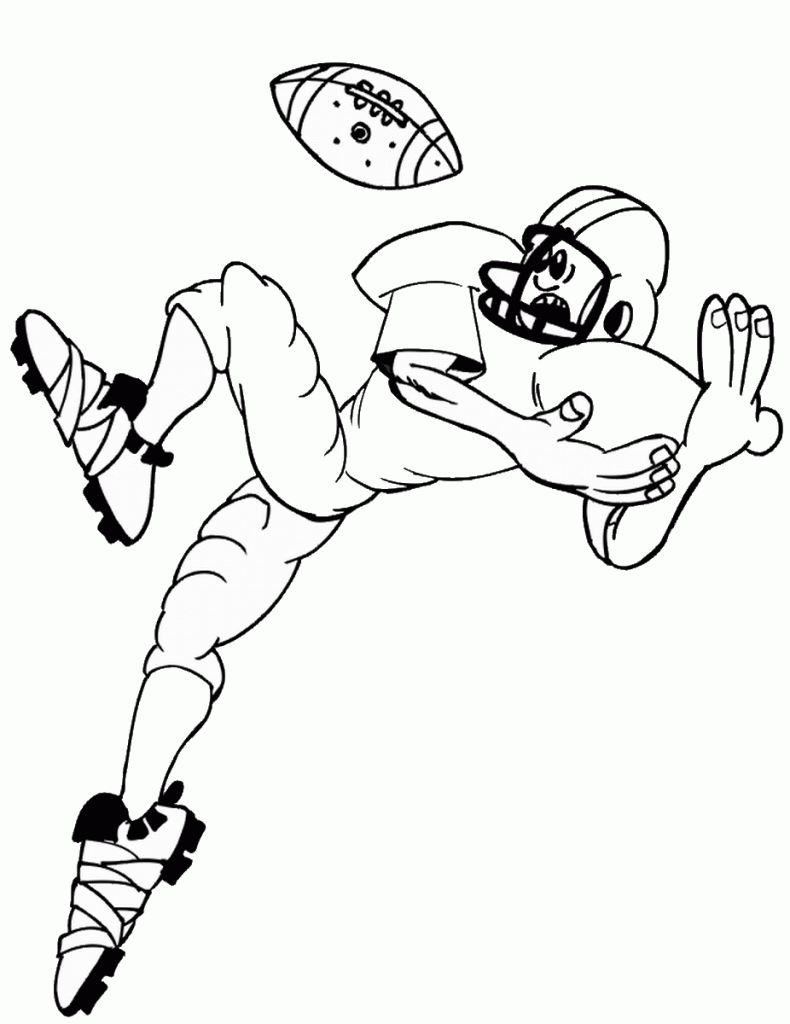 football colouring printable football player coloring pages for kids cool2bkids football colouring 