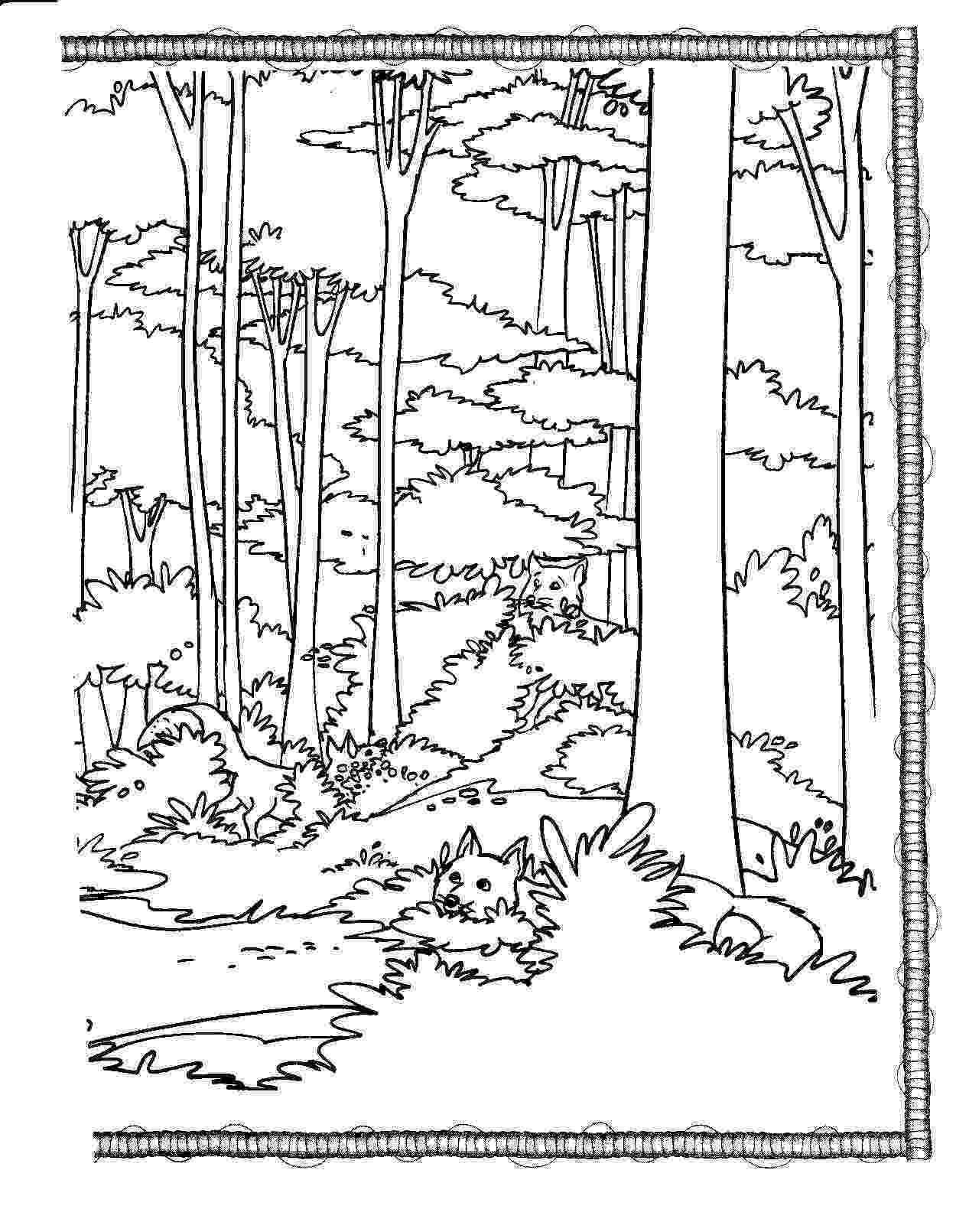 forest pictures to color deer fantasy forest coloring page digital art by crista forest forest color pictures to 