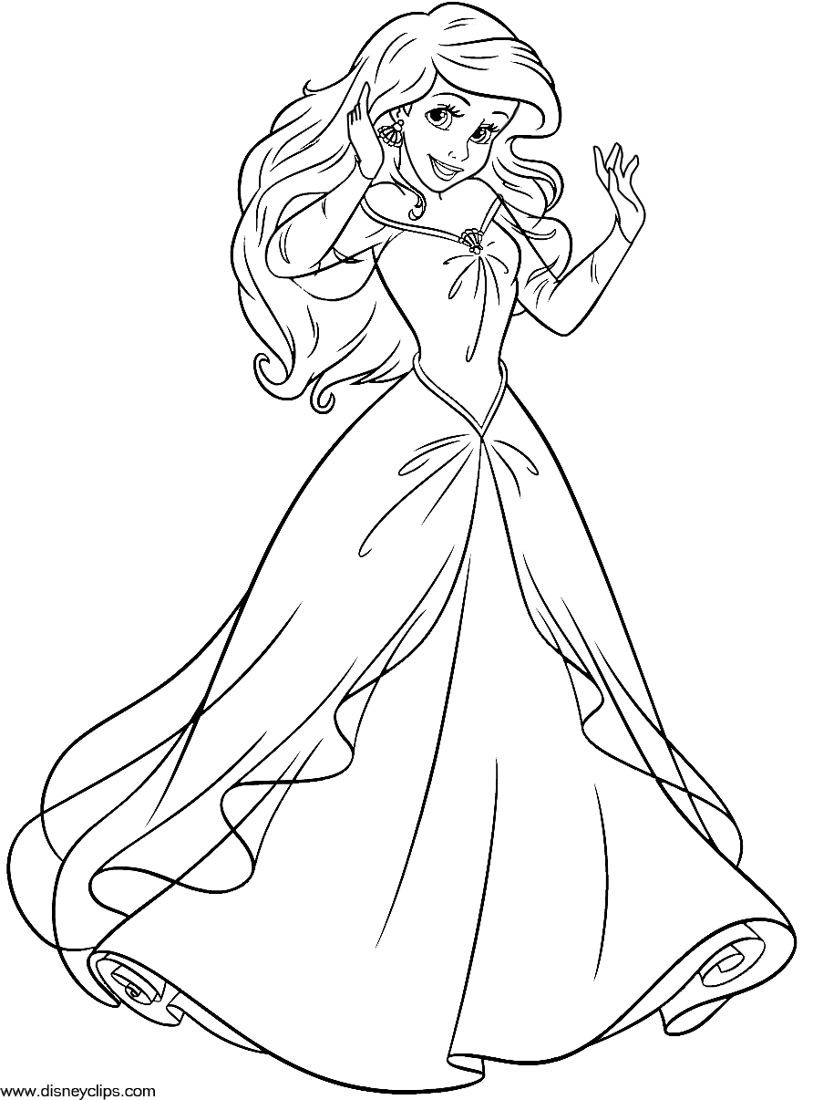 free ariel coloring pages free coloring pages ariel coloring pages ariel pages coloring free 