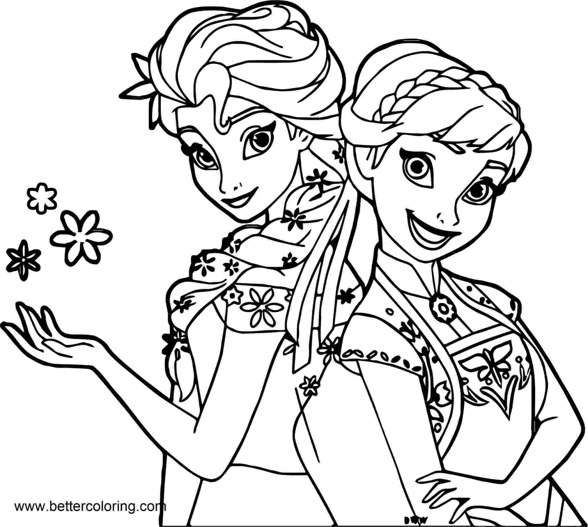 free coloring pages elsa and anna frozen elsa and anna coloring pages free printable elsa pages coloring and free anna 