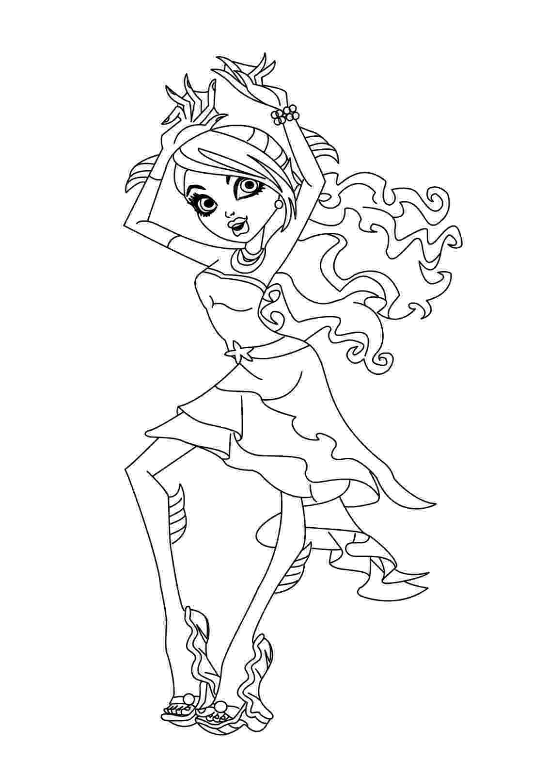 free coloring pages monster high coloring pages monster high coloring pages free and printable high pages free coloring monster 