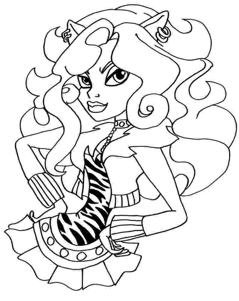free coloring pages monster high print monster high coloring pages for free or download high monster coloring free pages 