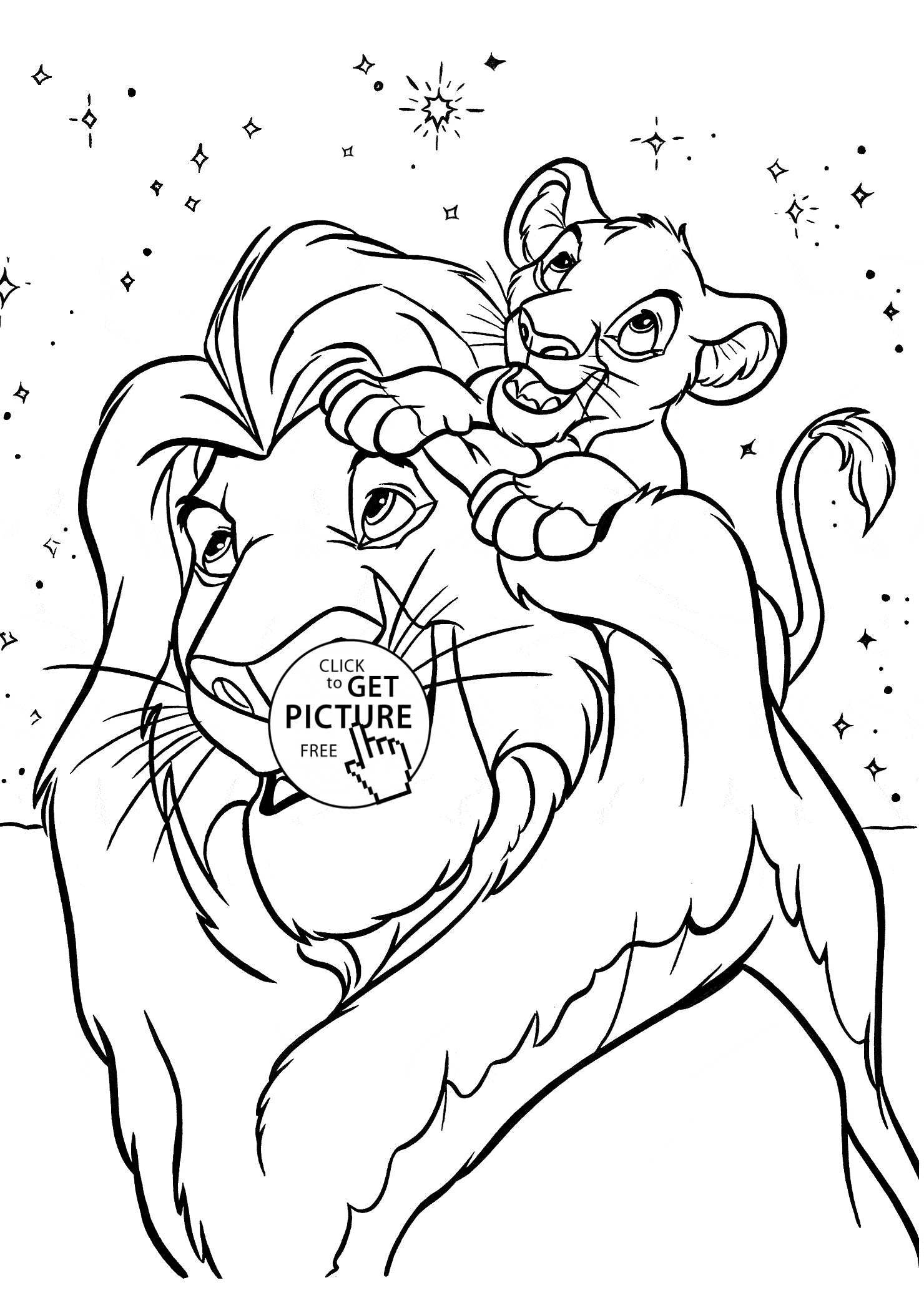 free colouring pages lion king lion king coloring page for kids disney coloring pages free lion king pages colouring 