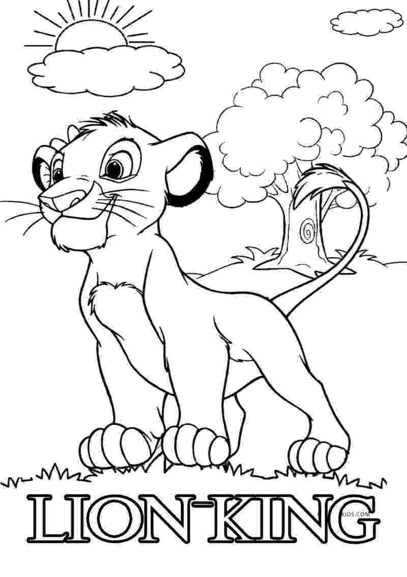 free colouring pages lion king lion king coloring pages lion king free colouring pages 