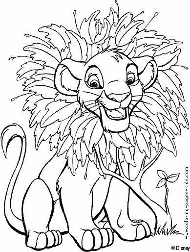 free colouring pages lion king the lion king color page disney coloring pages color pages colouring free lion king 