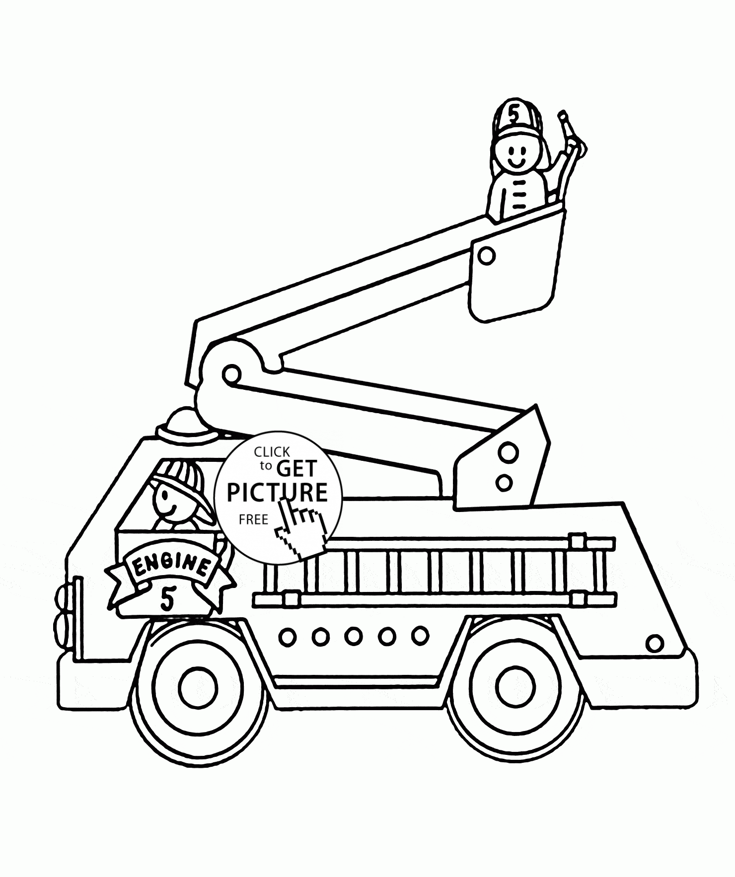 free fire truck coloring pages to print get this printable rainbow fish coloring sheets for kids pages coloring print free truck fire to 