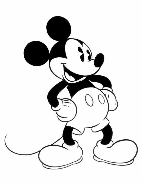 free mickey mouse coloring pages april 2009 team colors pages coloring mouse mickey free 