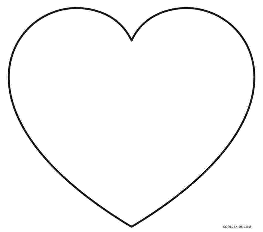 free printable colored hearts free printable heart coloring pages for kids colored printable free hearts 