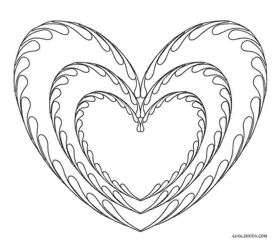 free printable colored hearts free printable heart coloring pages for kids cool2bkids printable colored free hearts 