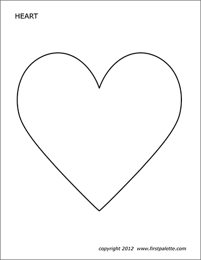 free printable colored hearts free printable heart coloring pages for kids heart printable free colored hearts 