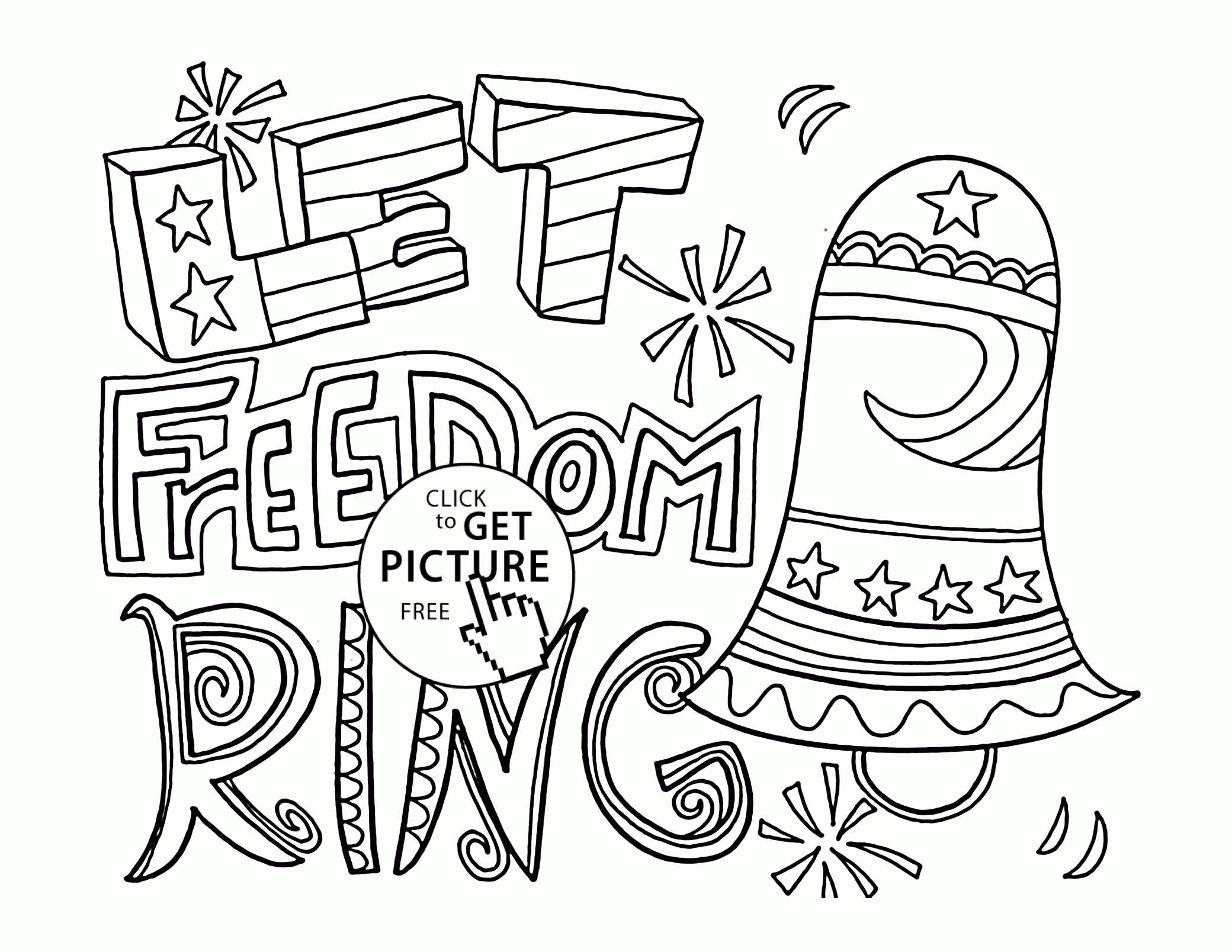free printable coloring pages 4th of july 4th of july doodle coloring page free printable coloring july pages printable 4th free coloring of 