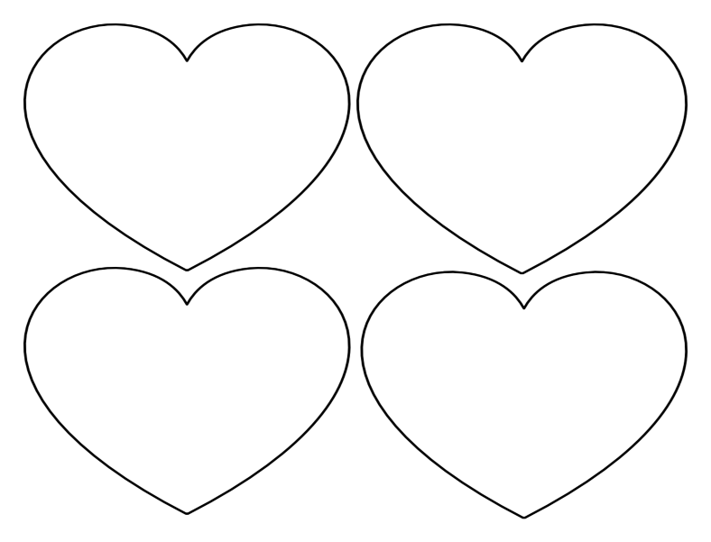 free printable hearts free printable heart templates large medium small free printable hearts 