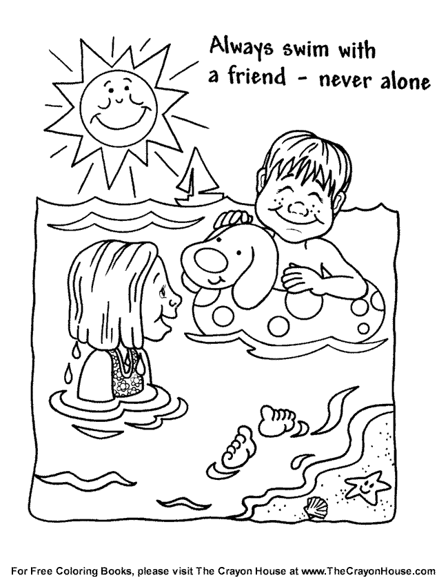 free printable summer safety coloring pages swimming safety coloring pages download and print for free printable summer free pages safety coloring 