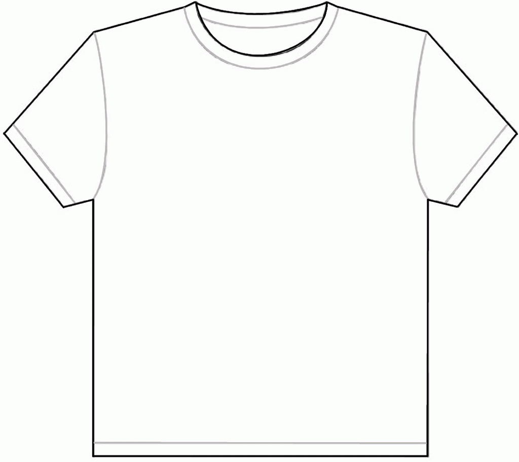 free printable t shirt coloring pages best photos of large printable t shirt template blank t pages t coloring printable free shirt 