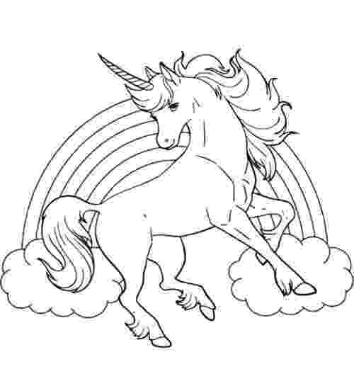 free unicorn pictures to color unicorn horse with rainbow coloring page coloring pages free pictures to color unicorn 